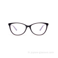 Nouvelles femmes Top Quality Full Full Cat Eye Acétate Eyeglass Frames